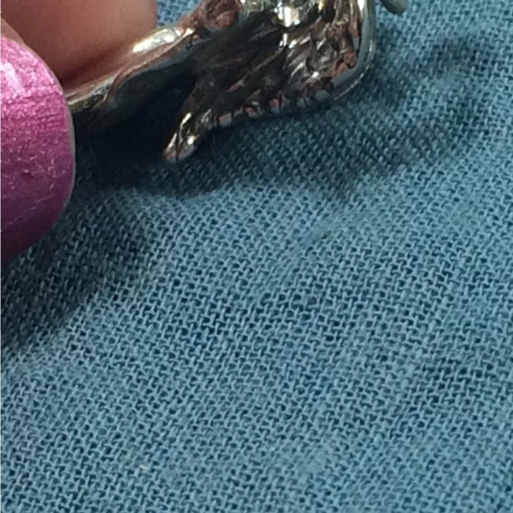⭐️🌸Sterling Silver .925 Charm 3D Angel Religious - Picture 5 of 7